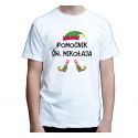 Koszulka świąteczna męska Pomocnik św. Mikołaja