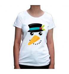 Koszulka świąteczna damska Bałwan