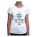 Koszulka damska Keep Calm and get your Ho Ho Ho
