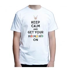 Koszulka świąteczna Keep Calm and get your Ho Ho Ho
