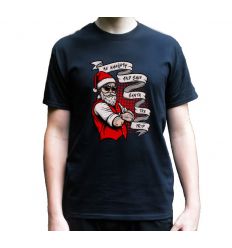 Koszulka świąteczna Oszczędź Mikołajowi drogi