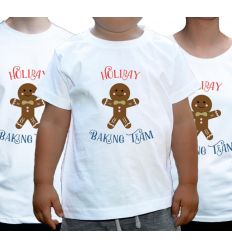 Koszulki świąteczne dla rodziny Baking Team