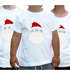 Koszulki świąteczne dla rodziny z Mikołajem