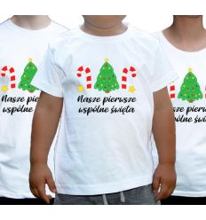 Zestaw koszulek Nasze pierwsze wspólne święta