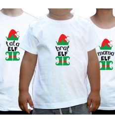 Zestaw koszulek świątecznych Elf