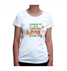 Koszulka świąteczna zbilansowana dieta