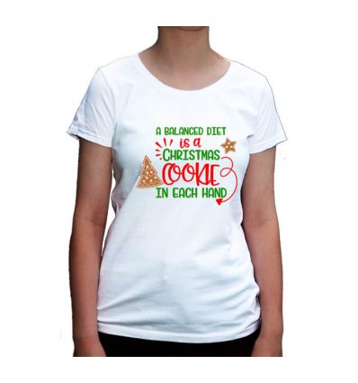 Koszulka świąteczna zbilansowana dieta