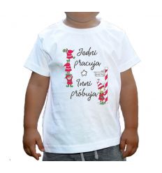 Koszulka świąteczna Jedni pracują Inni próbują