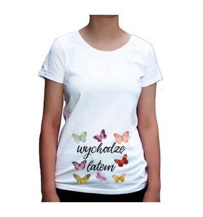 Koszulka ciążowa Wychodzę latem