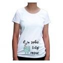 Koszulka dla przyszłej mamy A ja sobie tu rosnę