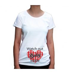 Koszulka dla przyszłej mamy Serce