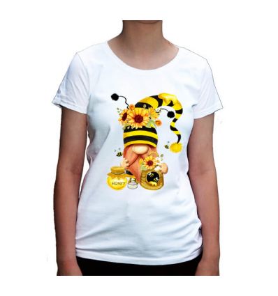 Koszulka Pszczelarz z gnomem damska