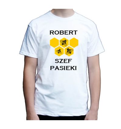 Koszulka z imieniem Szef Pasieki