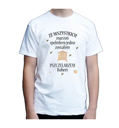 Koszulka pszczelarska o marzeniach