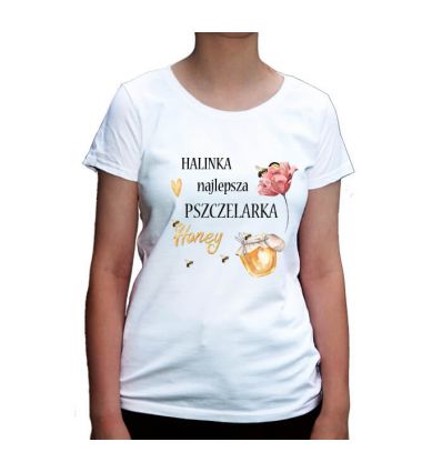 Koszulka Pszczelarki z imieniem