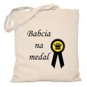 Torba bawełniana Babcia na medal
