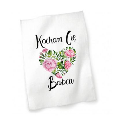 Ścierka kuchenna Kocham Cię Babciu