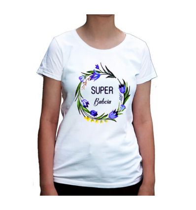 SUPER BABCIA koszulka