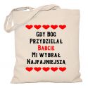 Torba bawełniana Gdy Bóg rozdzielał Babcie