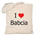 Torba bawełniana I serce Babcia
