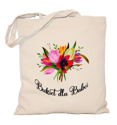 Torba bawełniana Bukiet dla Babci