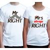 Koszulki dla par Mr Mrs always Right