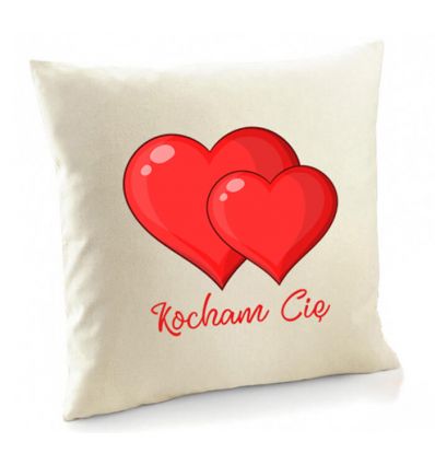 Poduszka na walentynki Dwa serca