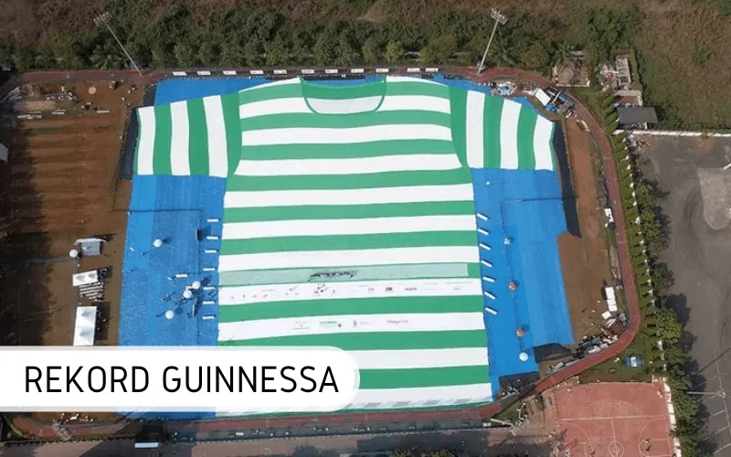 Największa koszulka w paski największa koszulka