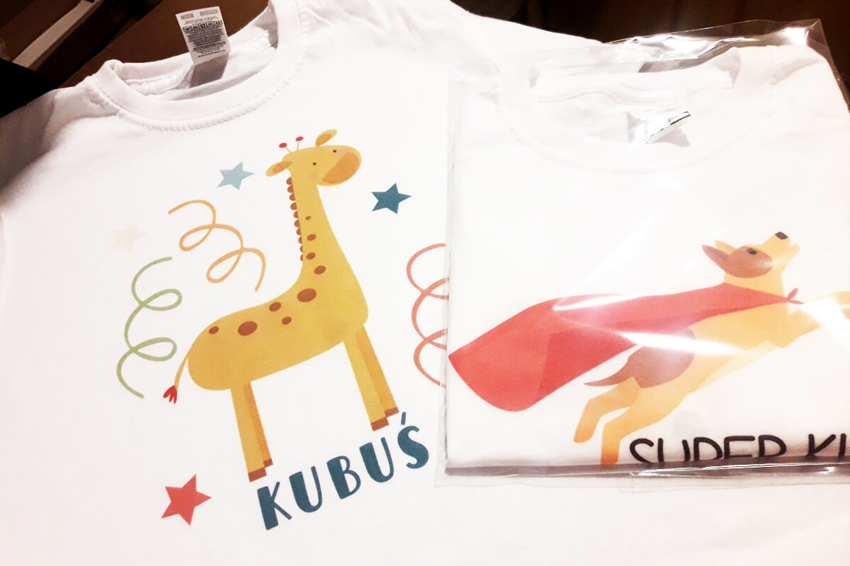 Koszulki ze zwierzętami dla dzieci