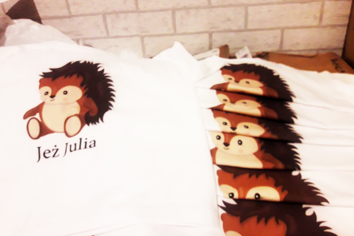 Koszulka z jeżem dla dzieci