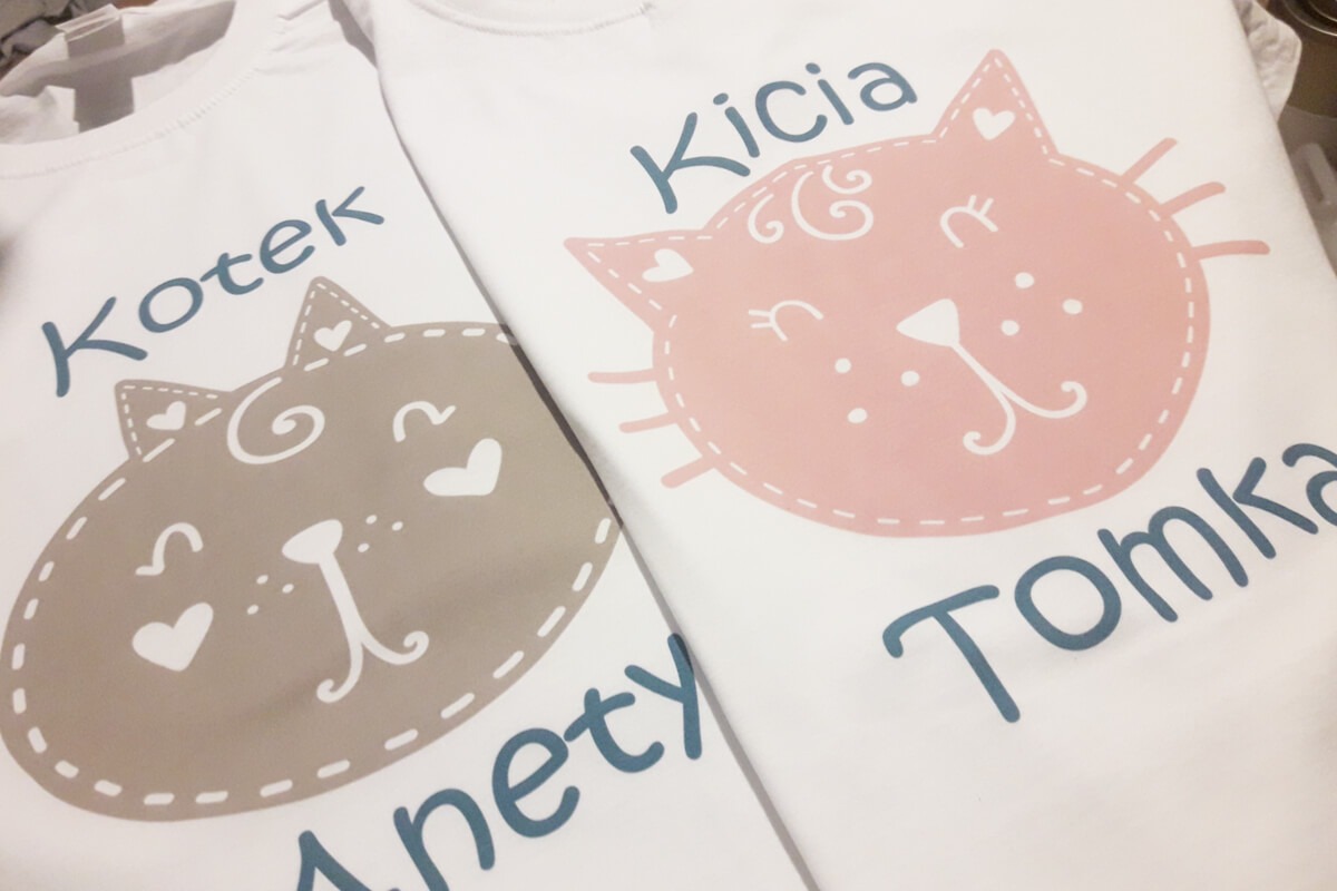 Koszulki dla pary na Walentynki